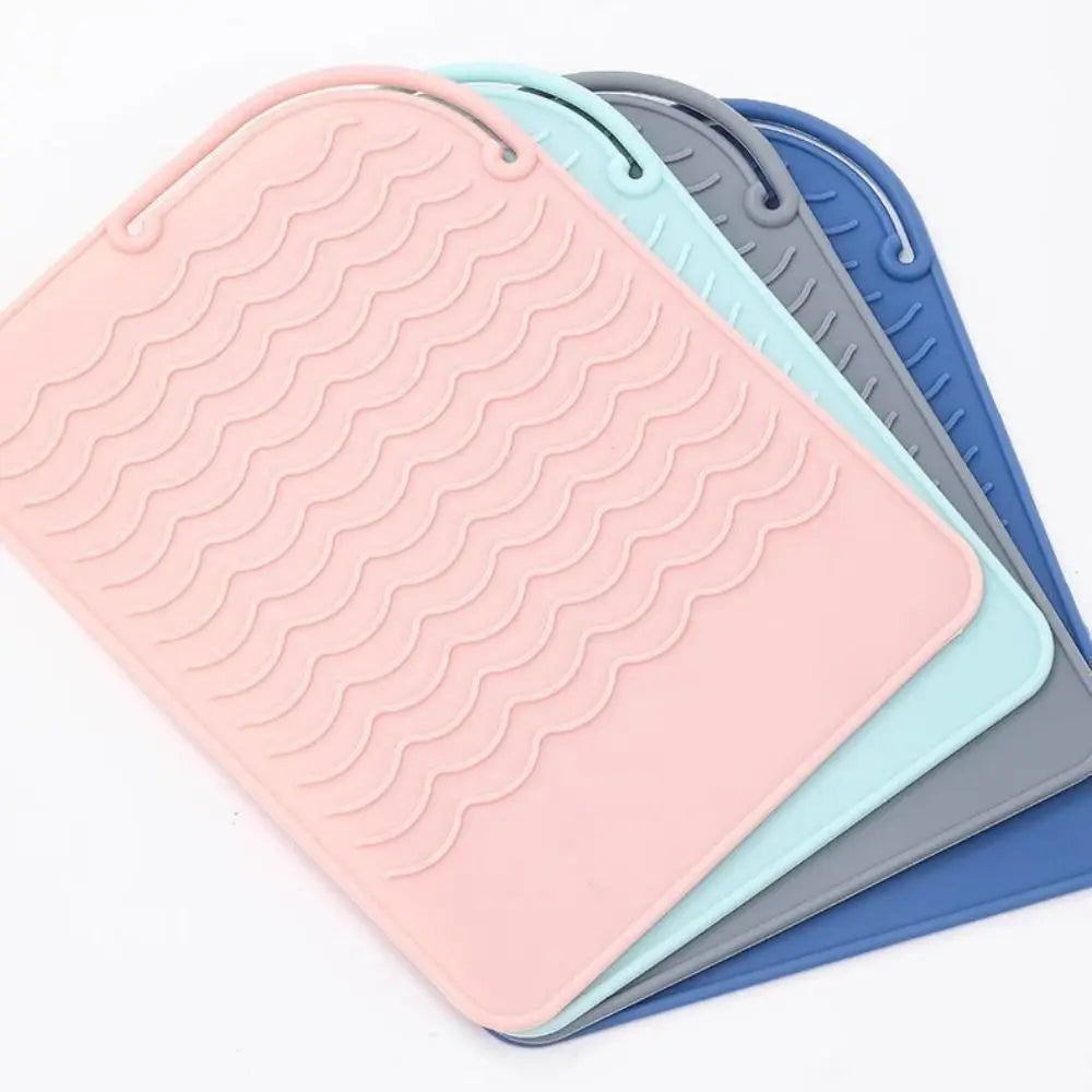 Silicone Heat Resistant Mat for Curling Iron & Straightener