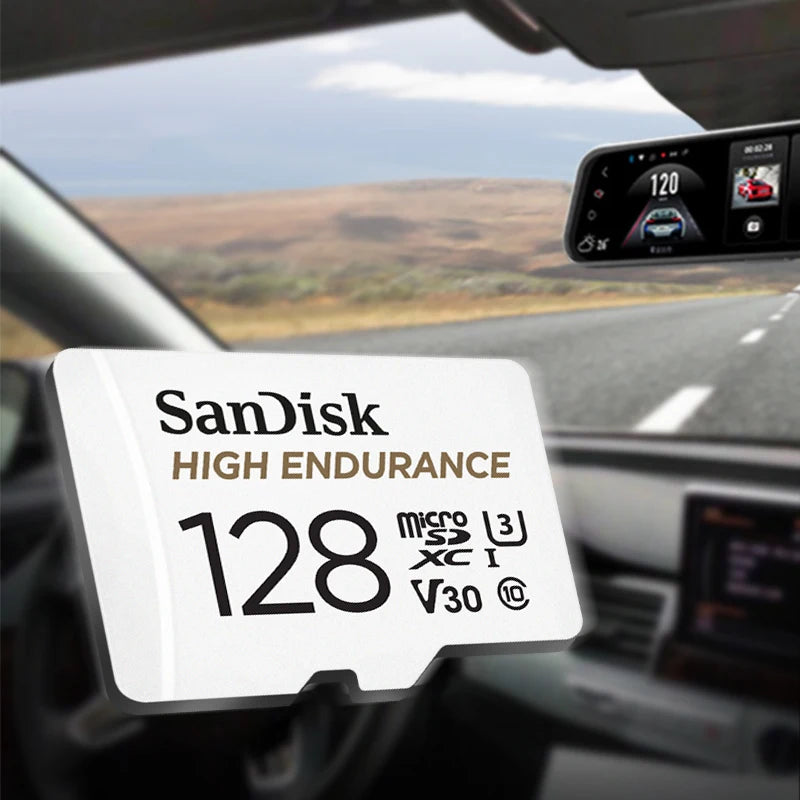 SanDisk High Endurance microSD Card V30 U3 C10 | 32–256GB microSD Memory Card PRIMED