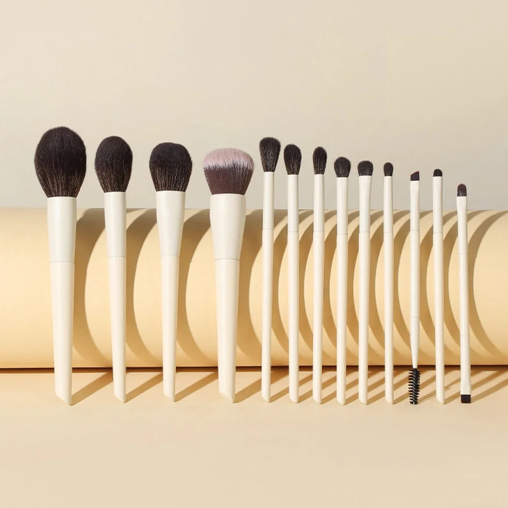 13-Piece Synthetic Makeup Brush Set – Full Face Kit