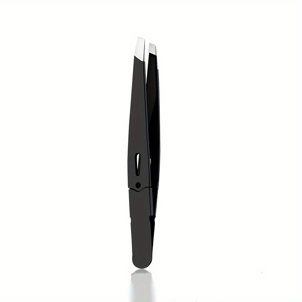 Stainless Steel Slant Tip Eyebrow Tweezers – Precision Grooming