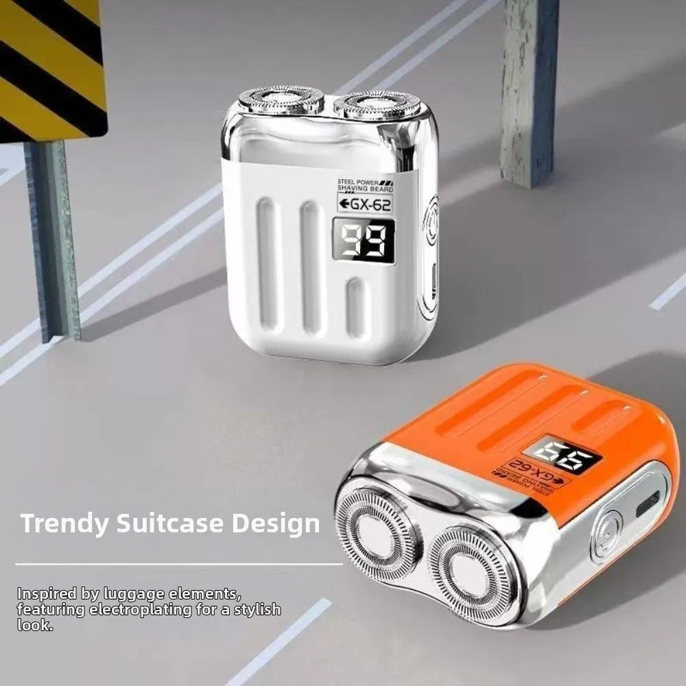 Portable Mini Electric Shaver – Magnetic Rechargeable Waterproof
