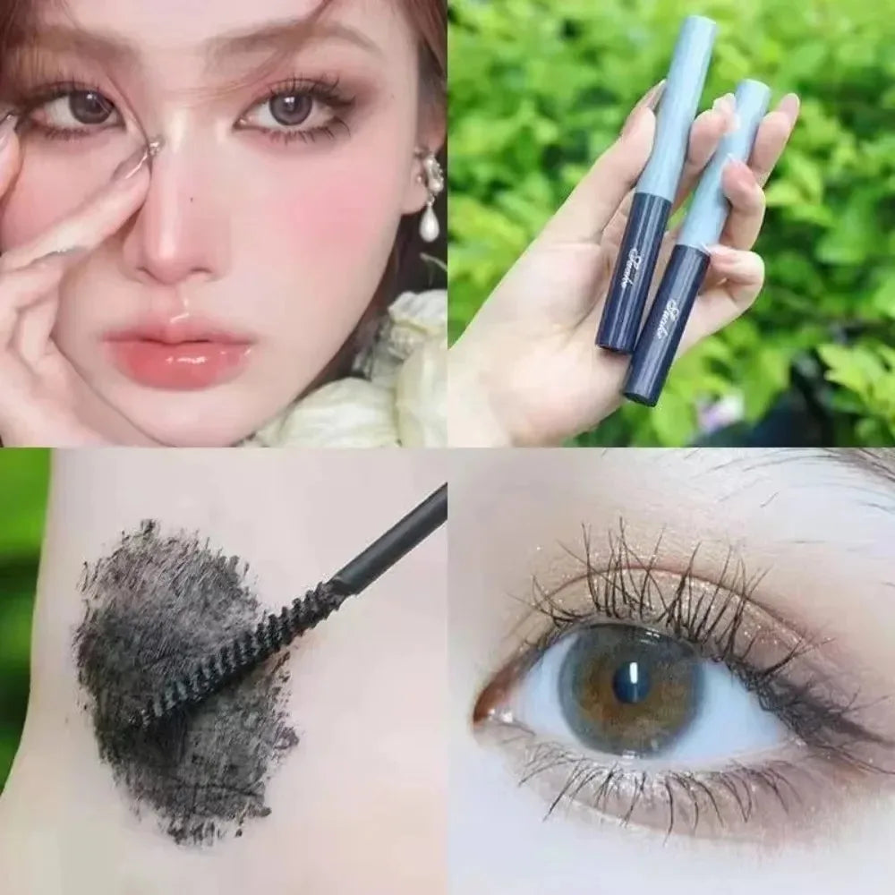 Ultra-Fine Brush Mascara | Lengthening, Curling & Waterproof Mascara PRIMED 01Black-1Pc D