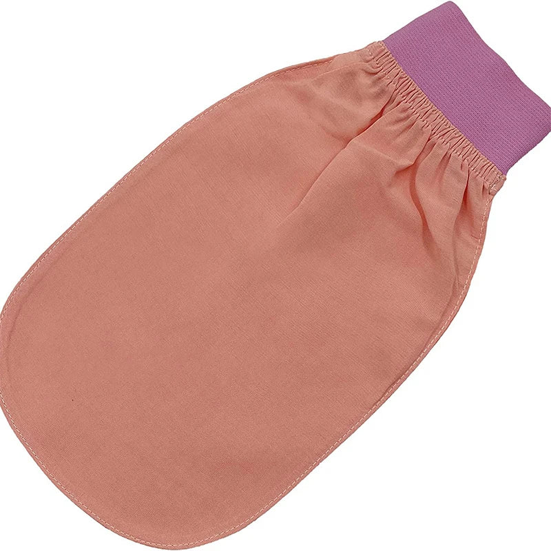 100% Silk Exfoliating Glove – Face & Body Scrub Mitt