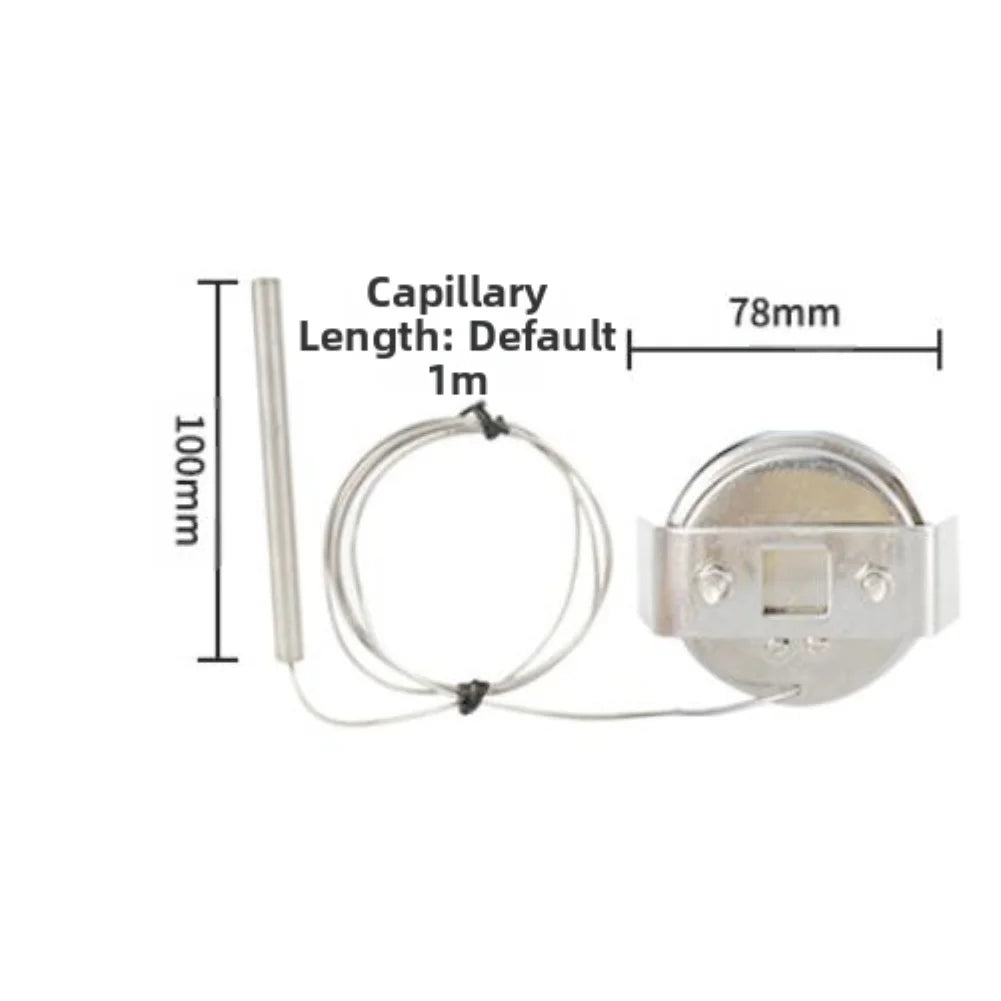 Stainless Steel Probe Thermometer 0–600°C Oven & Grill