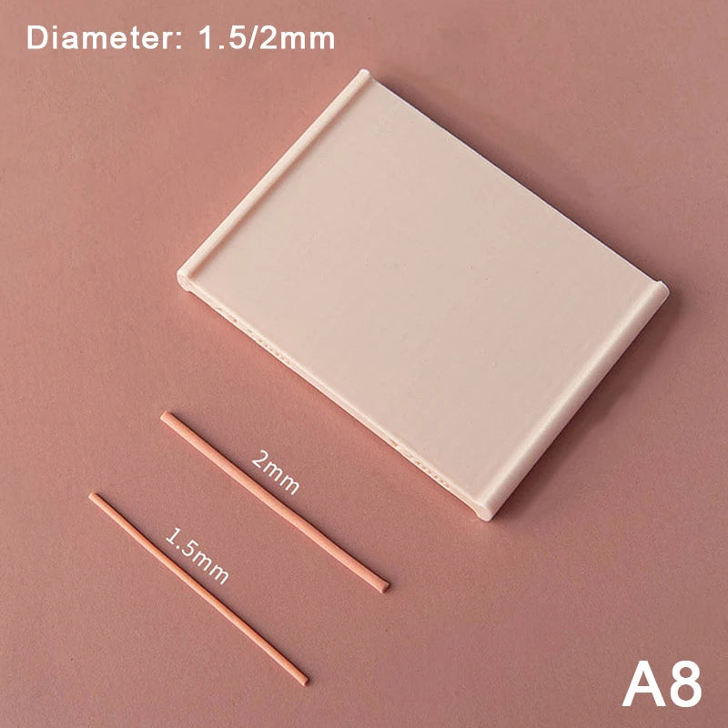 Polymer Clay Strip Rolling Mold 0.5–5mm | DIY Jewelry Tool