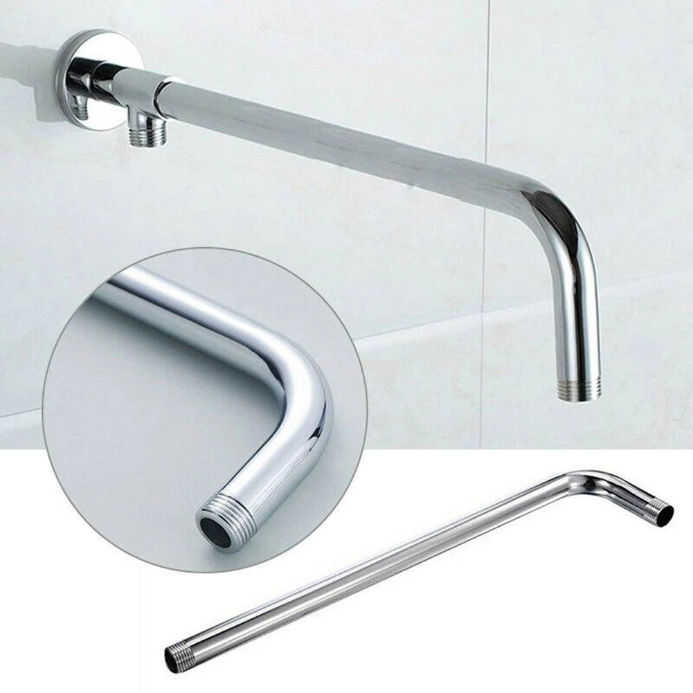 Stainless Steel Shower Arm Extension – Wall Mount Chrome Shower Arm Extension PRIMED