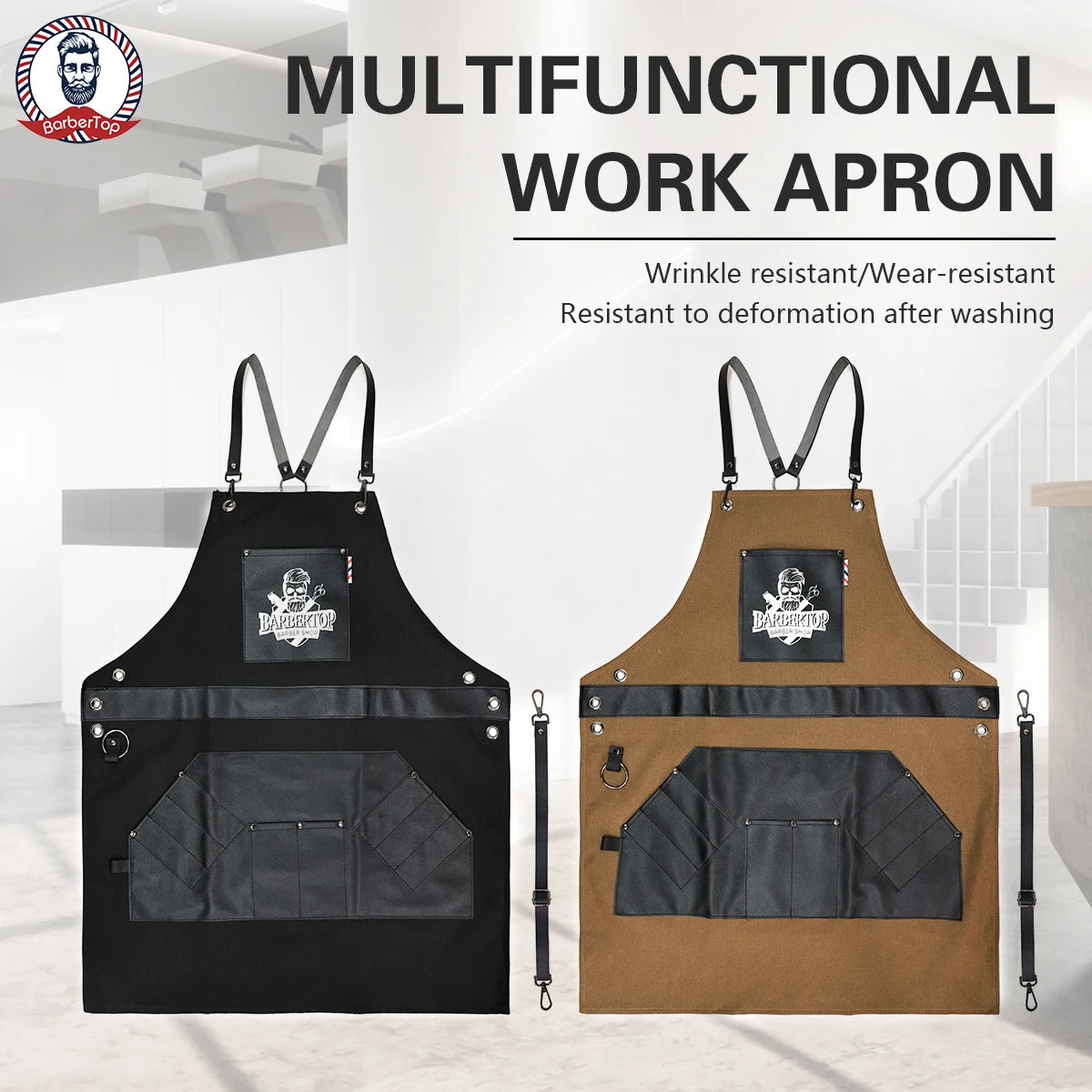 Waterproof Hairdressing Cape with Pockets – Salon Barber Apron