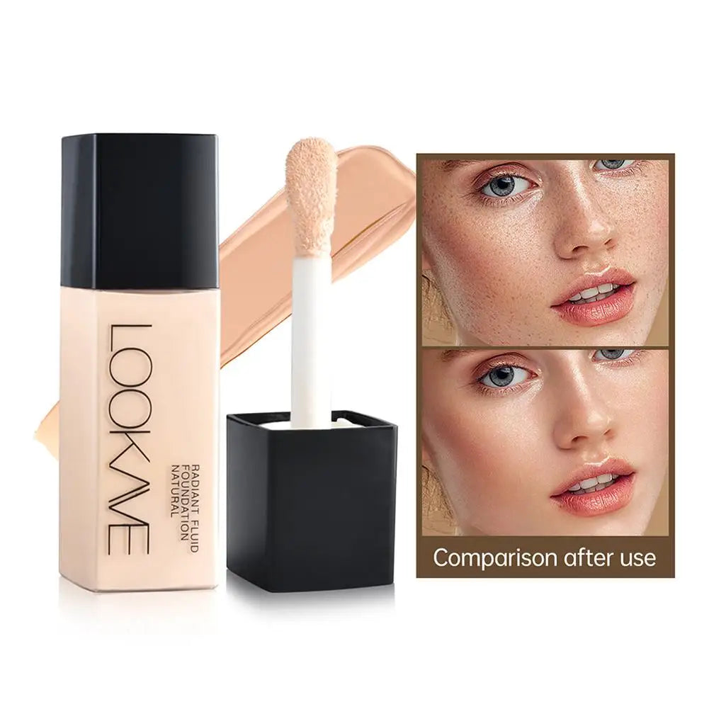 Waterproof Matte Liquid Foundation & Concealer – All Skin Types