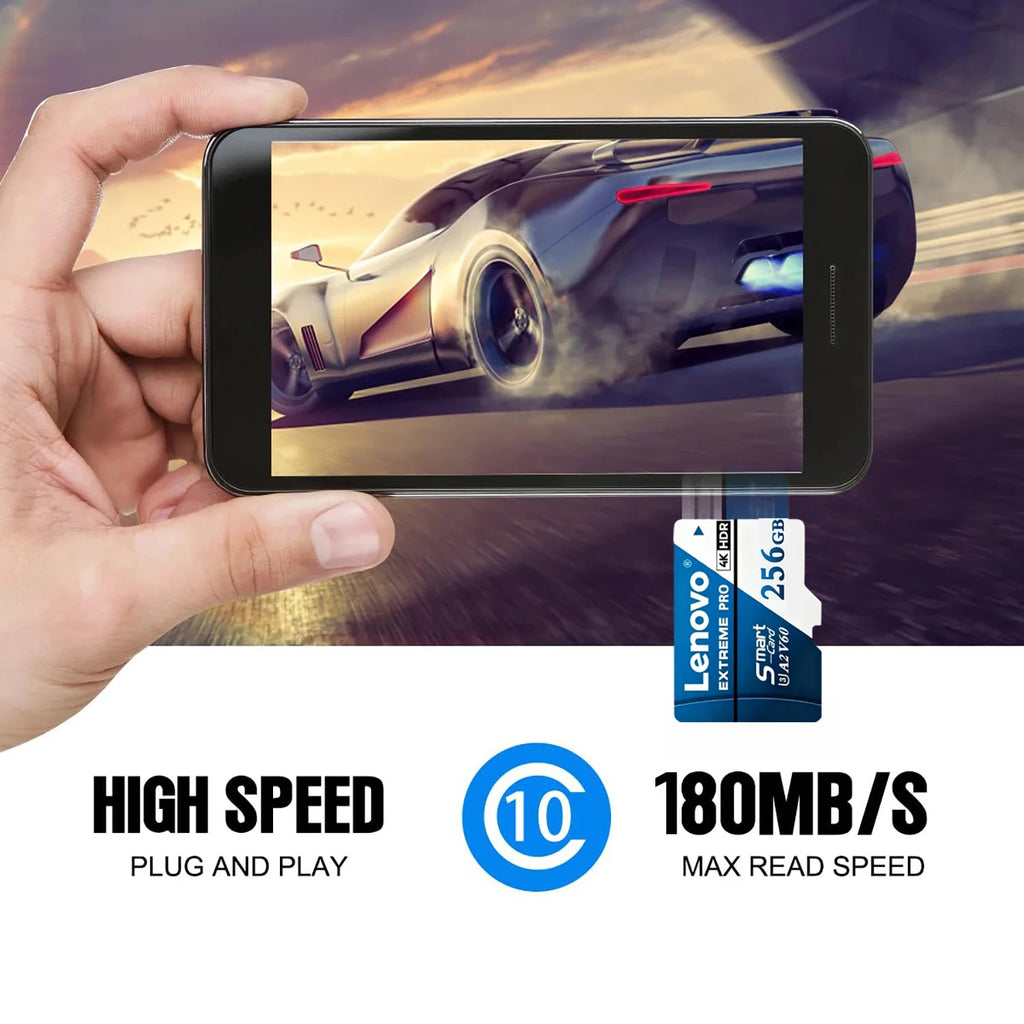 Lenovo Extreme Pro Micro SD Card U3 V60 4K – 128GB–1TB Micro SD Card PRIMED