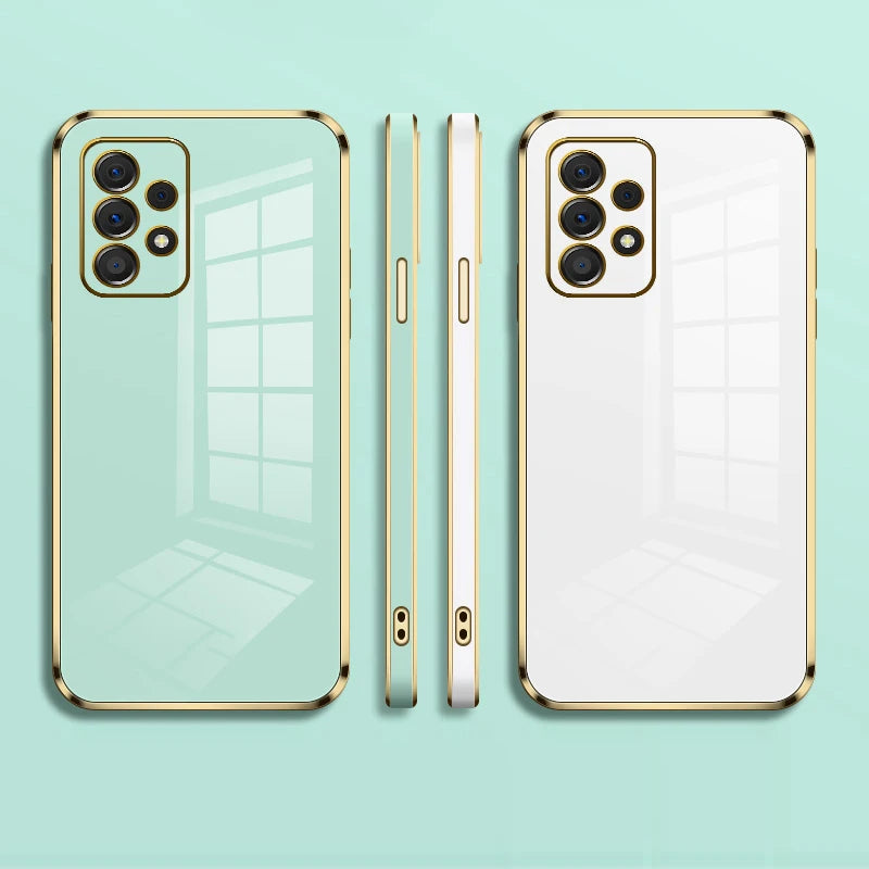 Luxury Plating Silicone Case for Samsung Galaxy A Series Silicone Phone Case PRIMED