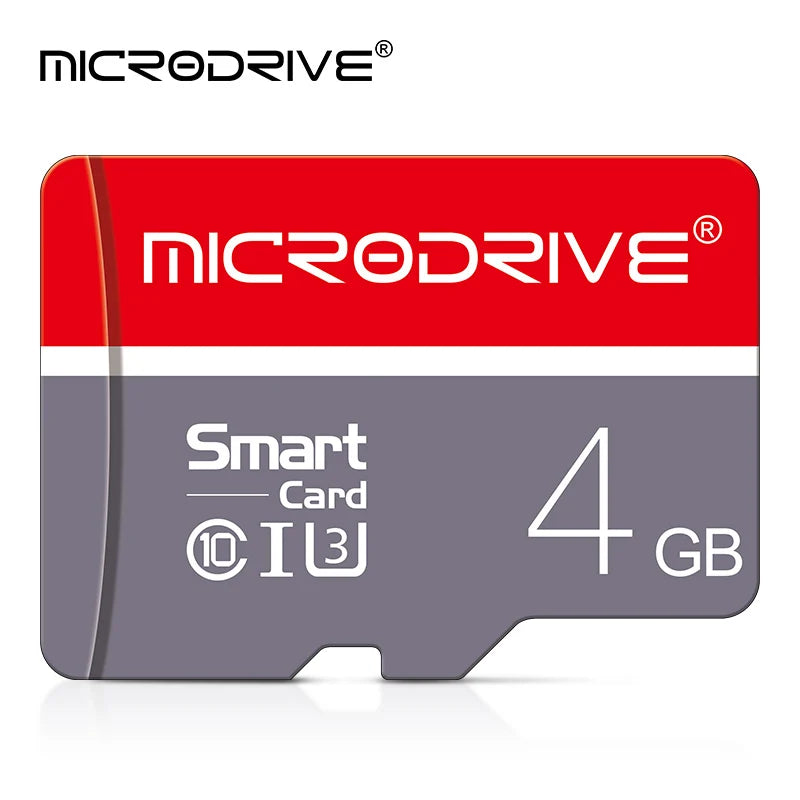 MicroDrive TF/Micro SD Card 128MB–8GB | C6 U1 V10 Flash Memory Card PRIMED 4GB