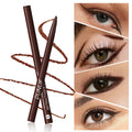 DUNUF Waterproof Matte Gel Eyeliner Pencil – Ultra-Fine Gel Eyeliner Pencil PRIMED 04 Brown 0.25g