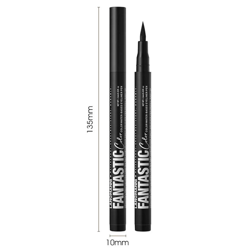 Waterproof Liquid Eyeliner Pen – 12 Matte Colors