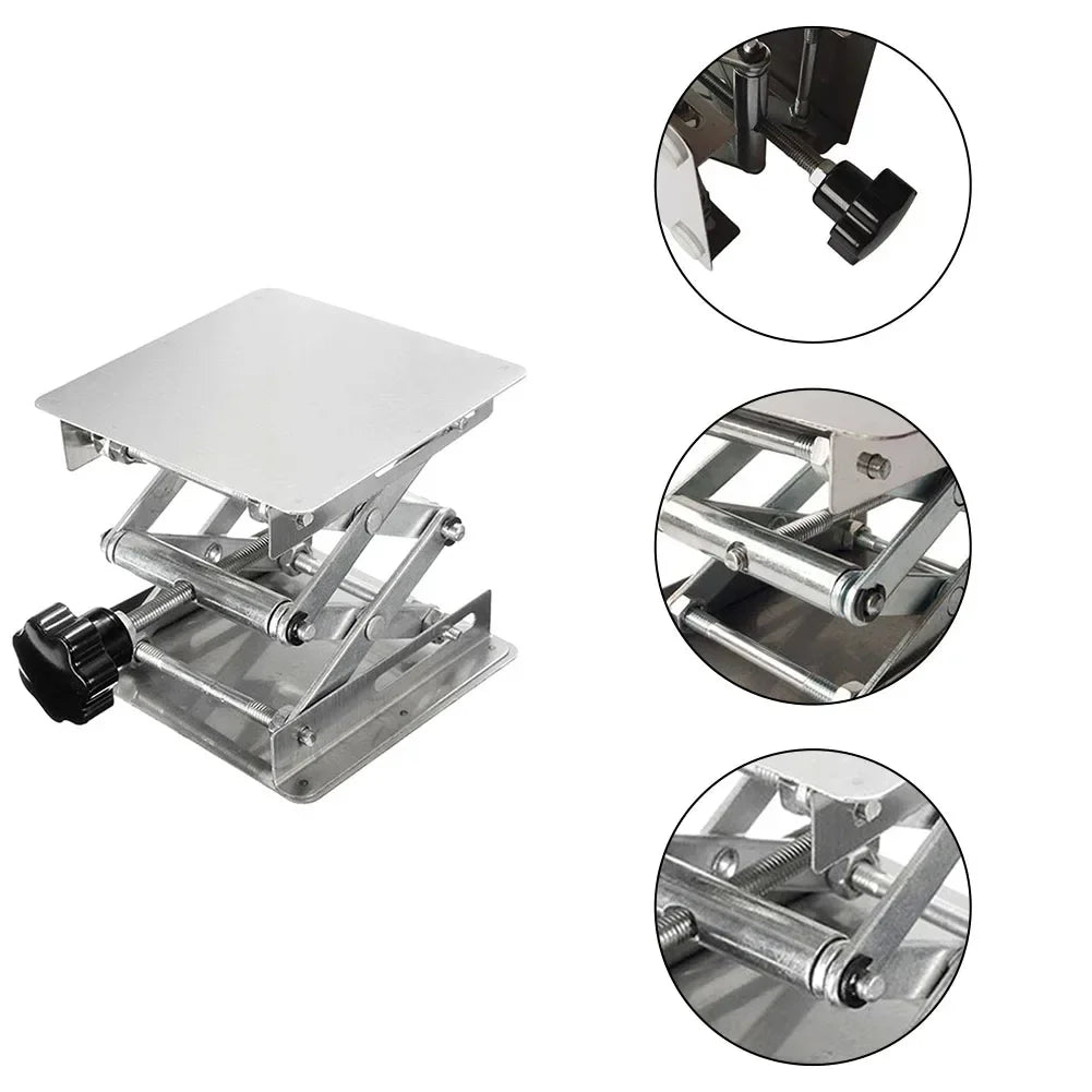 Stainless Steel Lab Lifting Platform Stand 200×200mm