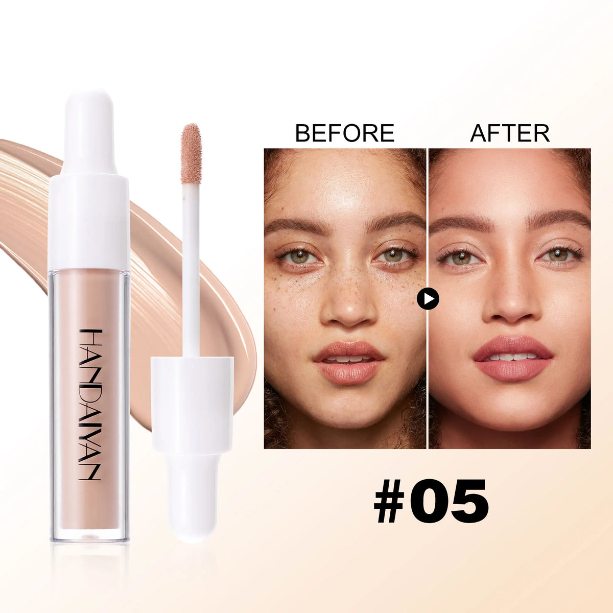 HANDAIYAN 8-Shade Liquid Concealer – Full Coverage Waterproof