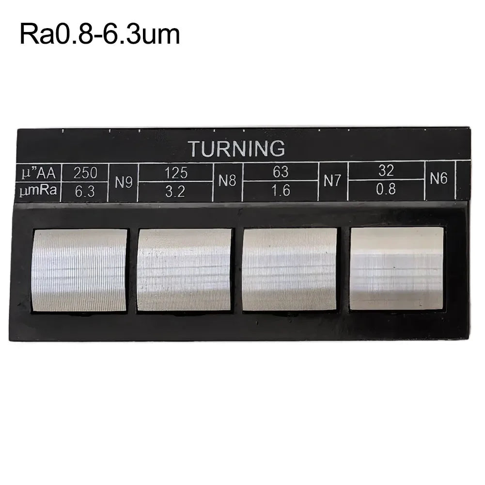 Surface Roughness Comparator Sample Block Set – Lathe & Milling
