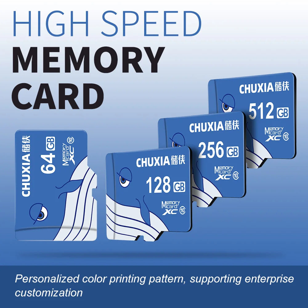 CHUXIA Micro SD Card Class 10 U3 A2 – 16GB to 256GB Micro SD Memory Card PRIMED
