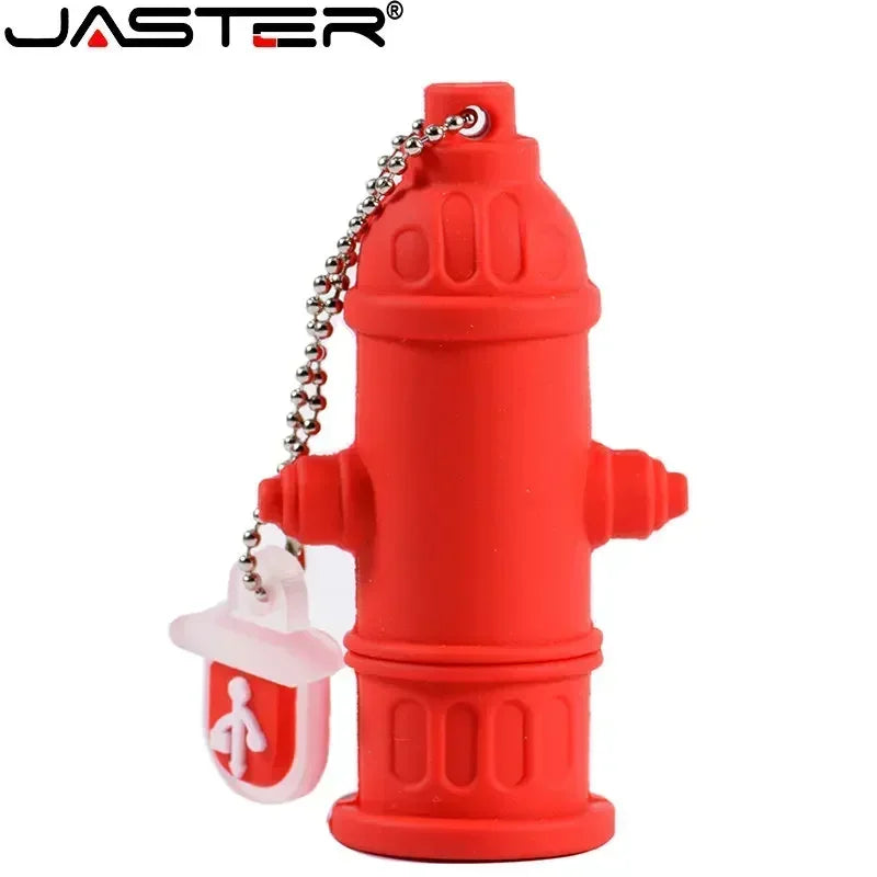 Fire Safety Cartoon USB Flash Drive 32GB 64GB | Novelty Memory Stick Novelty USB Flash Drive PRIMED