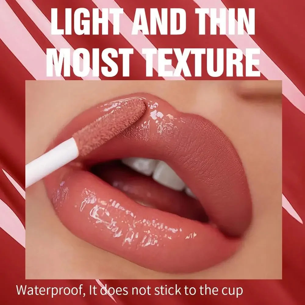 SAM SUGAR Mirror Lip Gloss – Waterproof Hydrating Raspberry