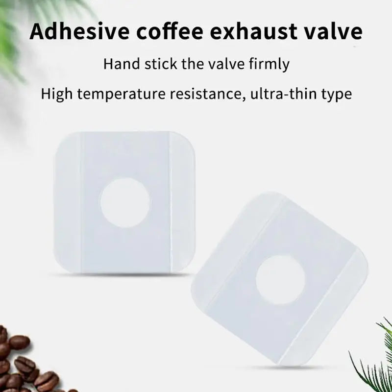 40-Pack One-Way Degassing Valves for Coffee Bags | CO₂ Vent