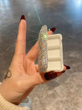Rhinestone 3-Compartment Mini Pill Case | Portable Travel Organizer