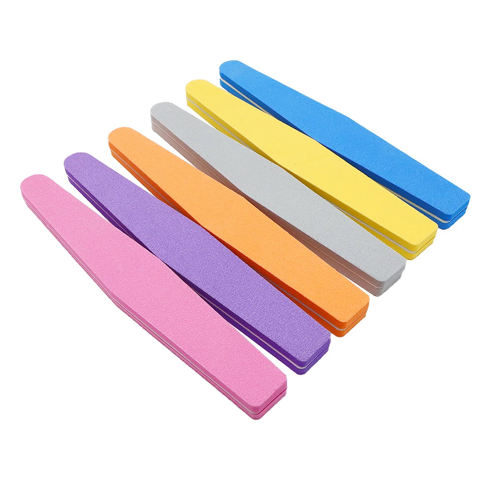 JEARLYU Rhombus Sponge Nail Files 5/10 Pack – Buffer & Polish Sponge Nail Files PRIMED