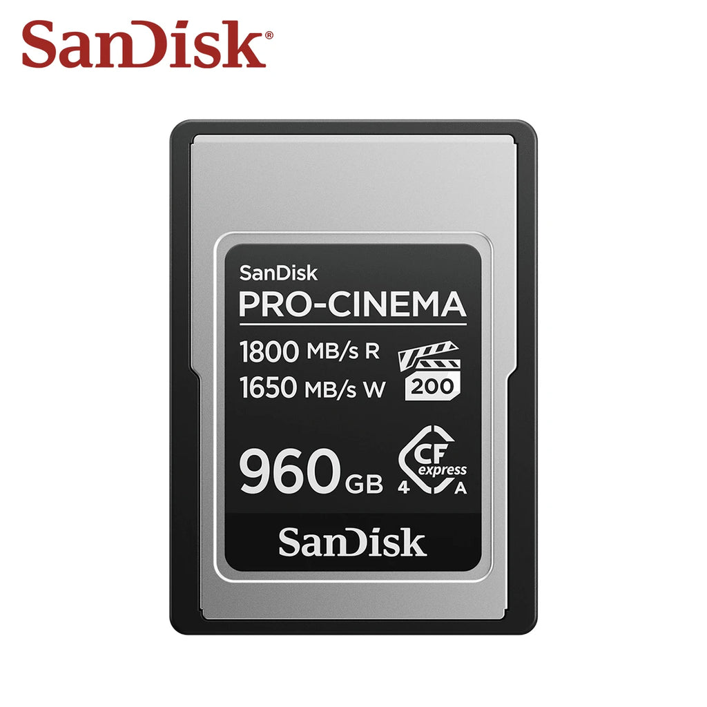 SanDisk PRO-Cinema CFexpress Type A 480GB/960GB – 8K Card CFexpress Memory Card PRIMED