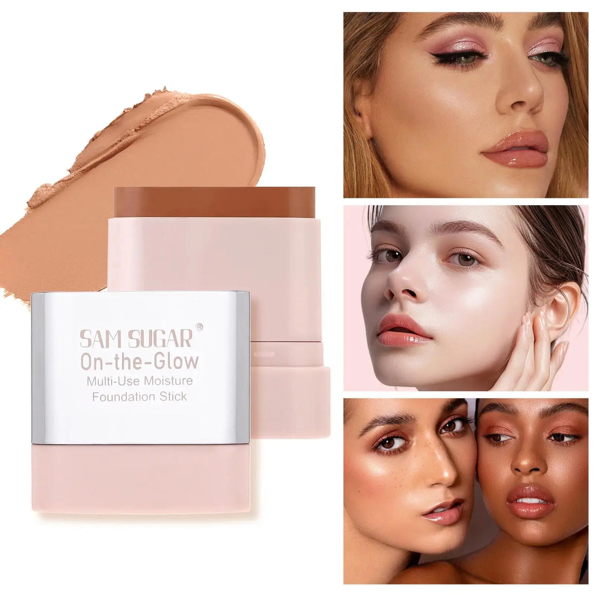SAM SUGAR Oil Control Foundation Stick – Waterproof Concealer