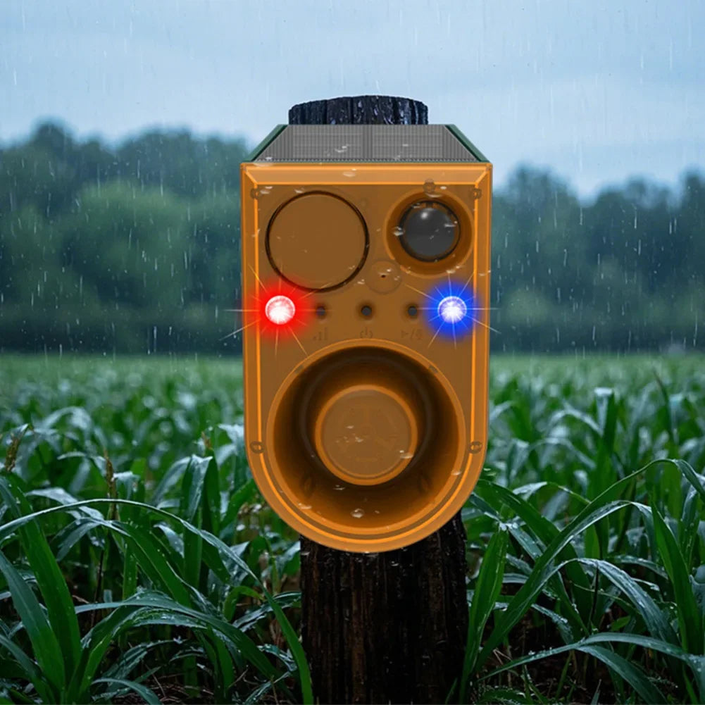 Solar Motion Sensor Alarm – Waterproof Dog Bark Security Motion Sensor Alarm PRIMED