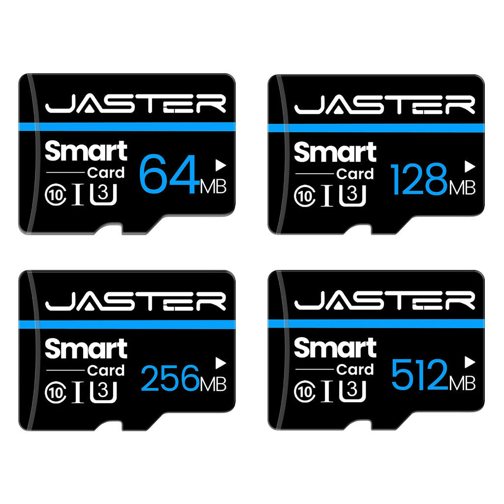 JASTER SDXC Memory Card Class 10 U3 V30 A1 + Free SD Adapter SDXC Memory Card PRIMED
