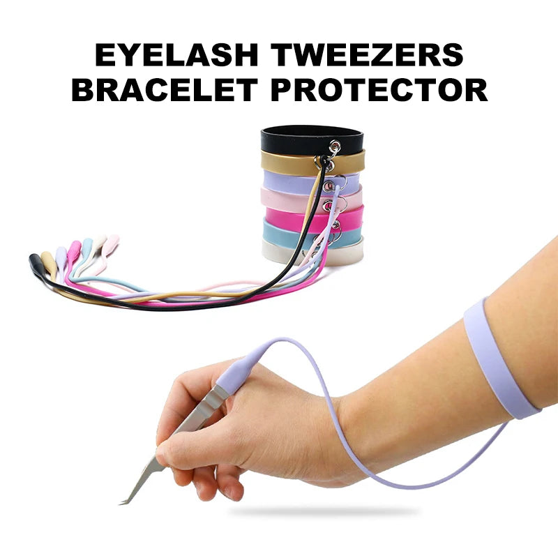 Silicone Wrist Strap for Eyelash Extension Tweezers | 7 Colors