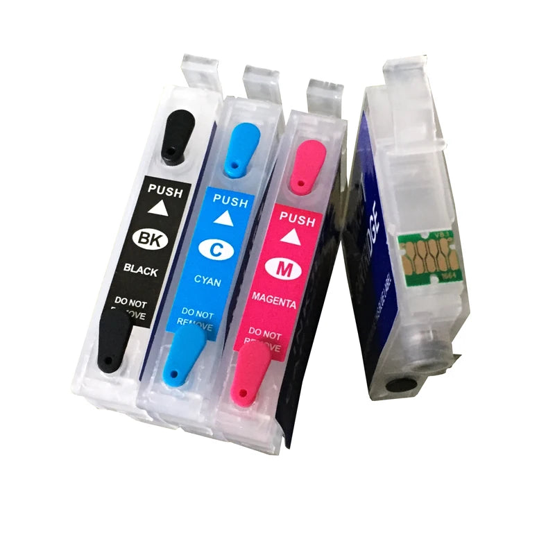 T1801 T1811 Refillable Ink Cartridges for Epson XP Printers Refillable Ink Cartridge PRIMED
