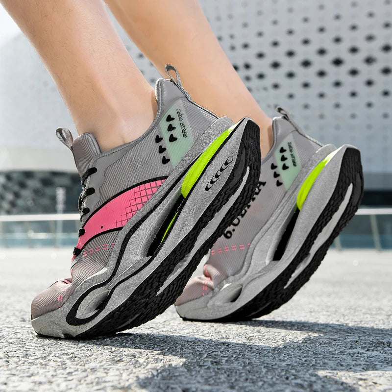 LETCOMFIT Carbon Board Running Sneakers Men & Women Running Sneakers PRIMED