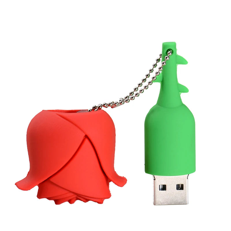 Heart-Shaped USB Flash Drive | Cute Gift 4GB–128GB Pen Drive USB Flash Drive PRIMED