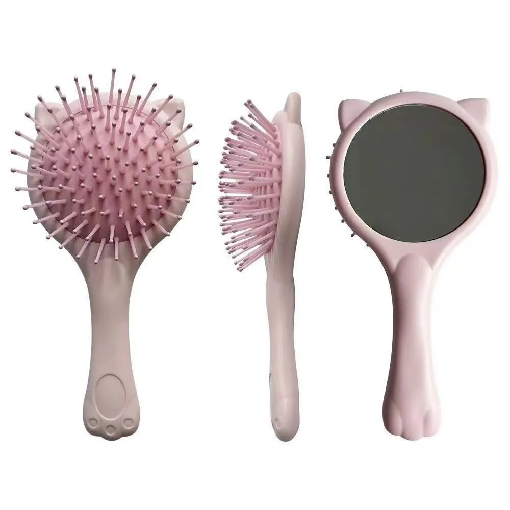 Soft Cushion Comb – Anti-Tangle Portable Hair Styling Comb Hair Styling Comb PRIMED Pink-A