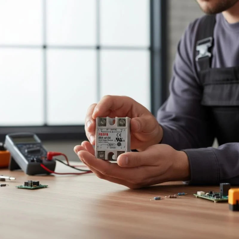 SSR-40DA 40A Solid State Relay Module DC-AC Single Phase