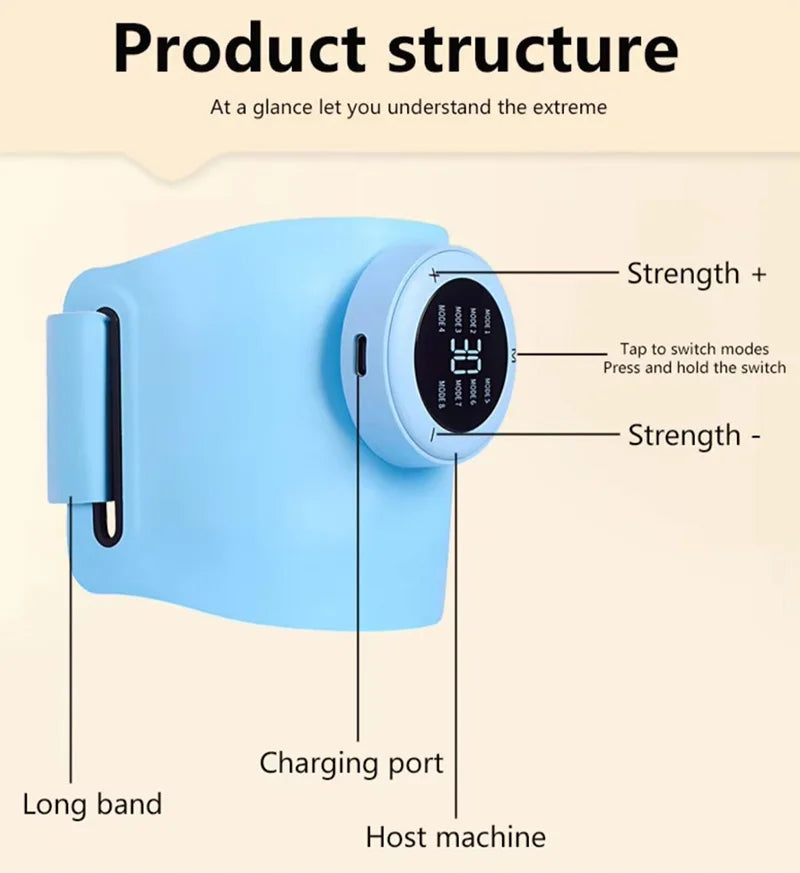 YUKUI EMS Arm & Body Massager – 8 Modes, 30 Intensities