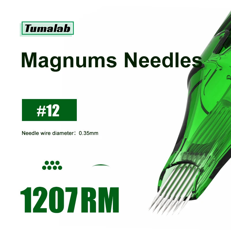TUMAlab Tattoo Cartridge Needles – Sterilized 50+ Configs