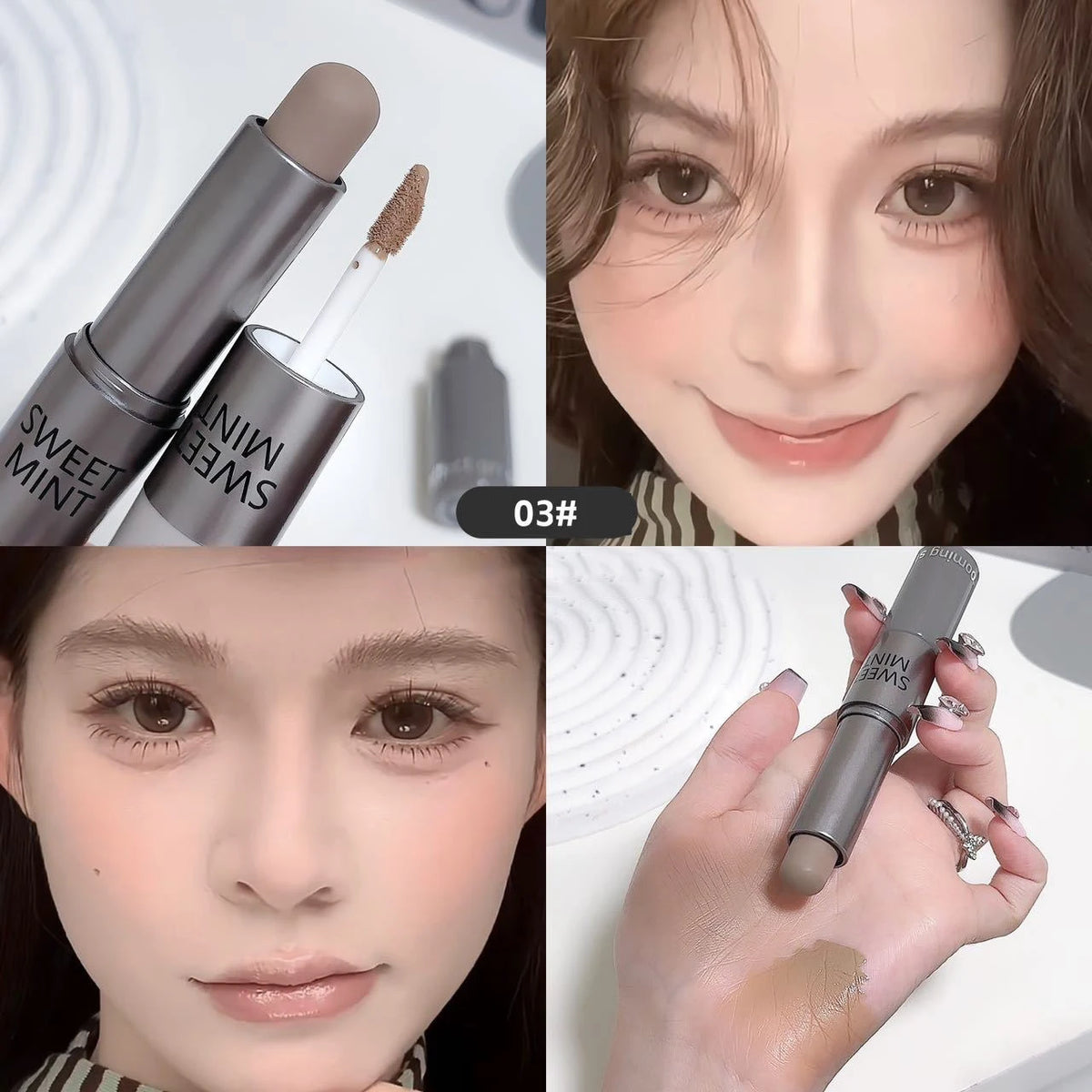 2-in-1 Contour & Concealer Stick – Waterproof Matte Makeup