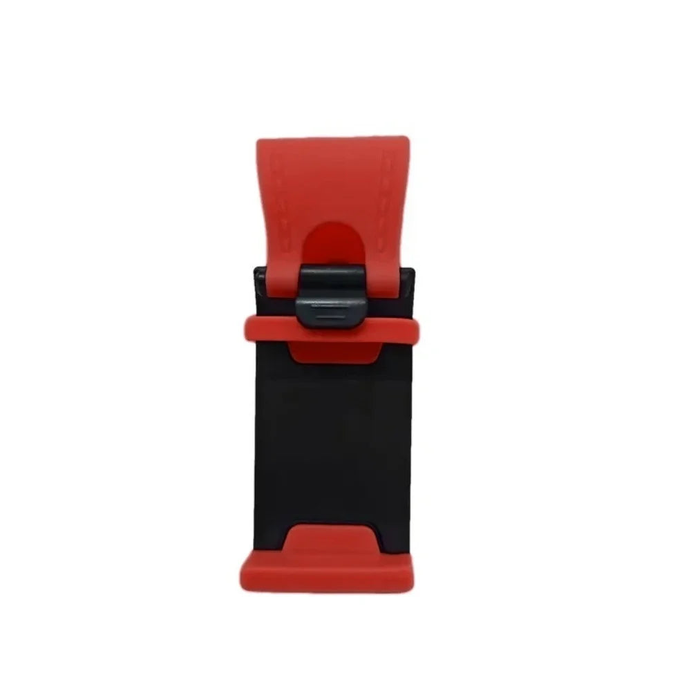 Universal Car Steering Wheel Phone Holder & GPS Mount Car Phone Mount PRIMED Red