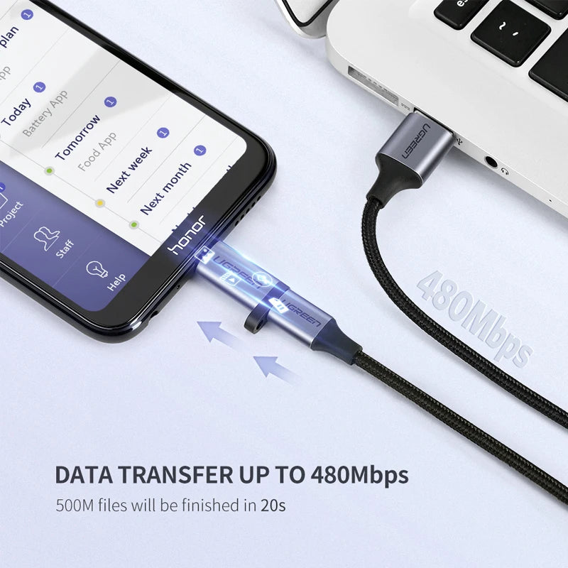 UGREEN USB-C to Micro USB Adapter – Fast Charge & Sync USB Adapter PRIMED