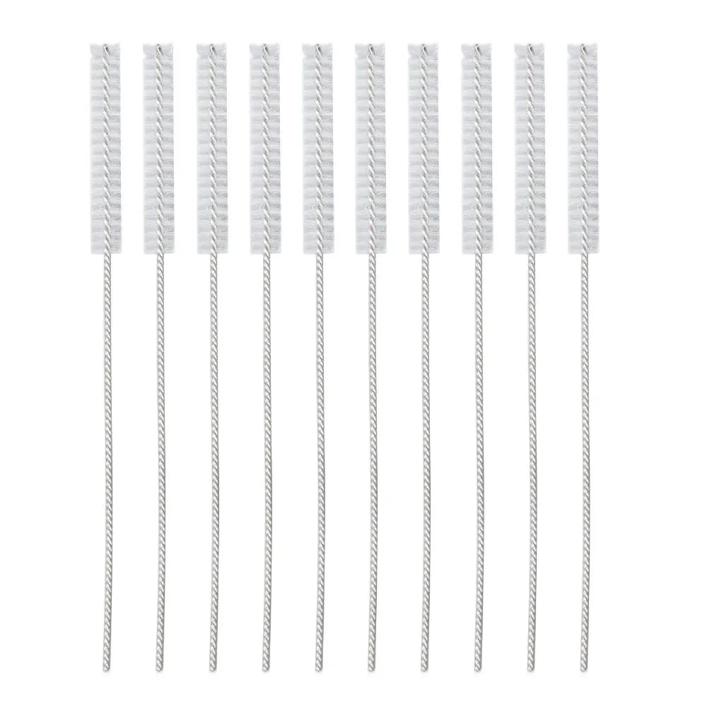 10-Pack 2.5mm Hearing Aid Vent & Tube Cleaning Brush Set