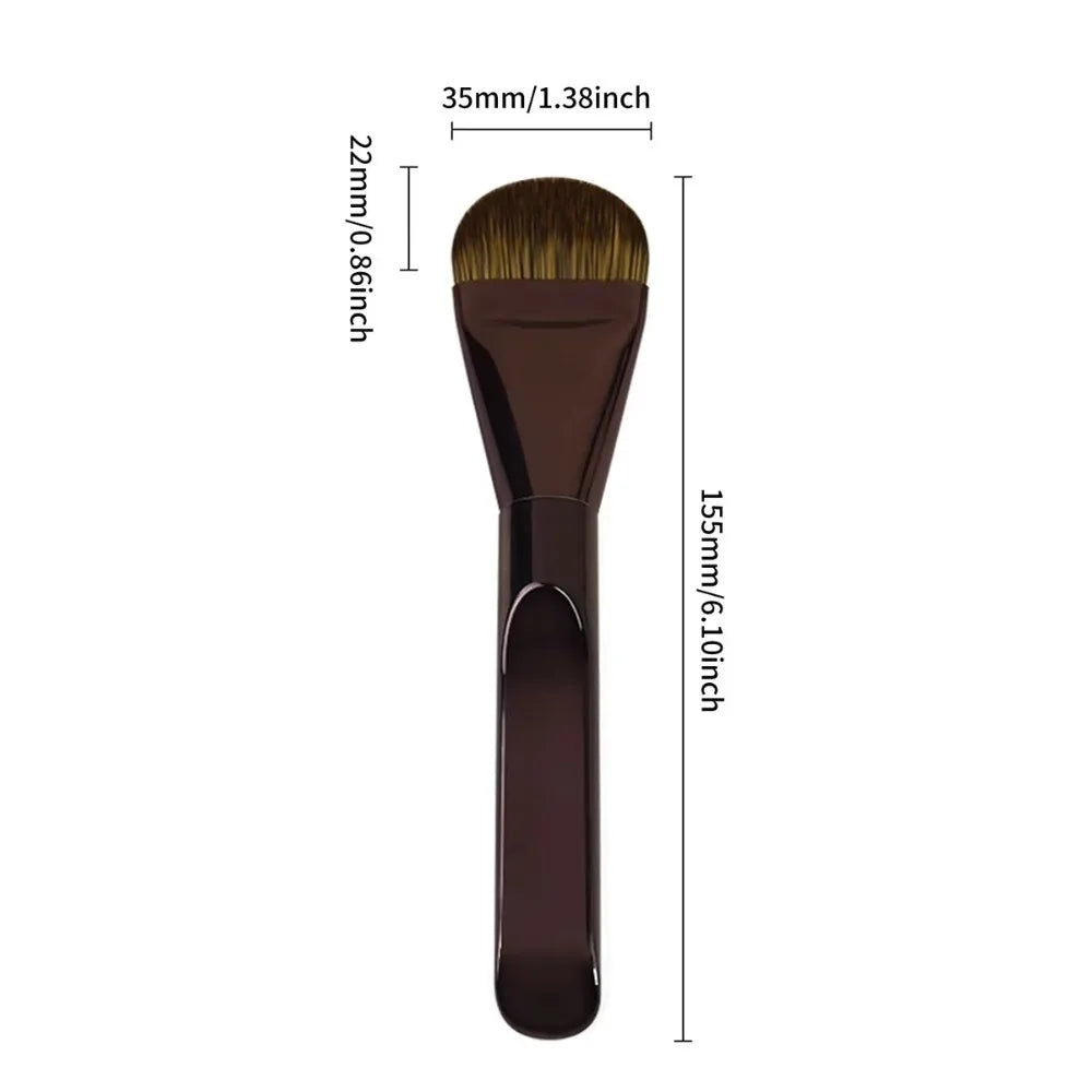 Ultra-Thin Flat Foundation & Concealer Brush – Soft Synthetic
