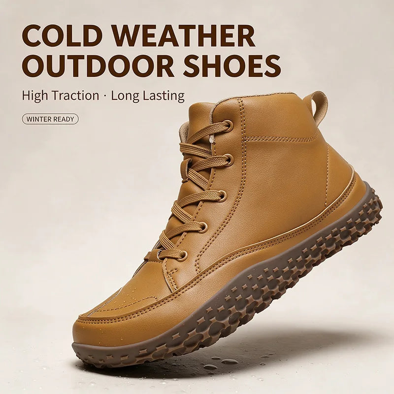Zero Drop Barefoot Hiking Boots – Wide Toe Mid-Top Waterproof Barefoot Hiking Boots PRIMED