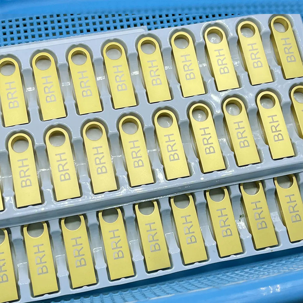 10-Pack Custom Logo Metal USB Flash Drives 128MB–128GB USB Flash Drive PRIMED