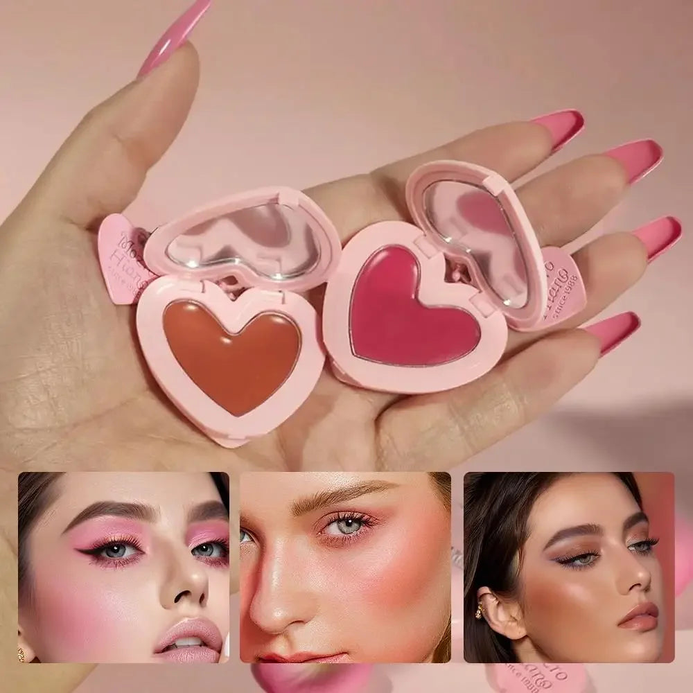 SAM SUGAR Heart Cream Blush – Lip & Cheek, Waterproof