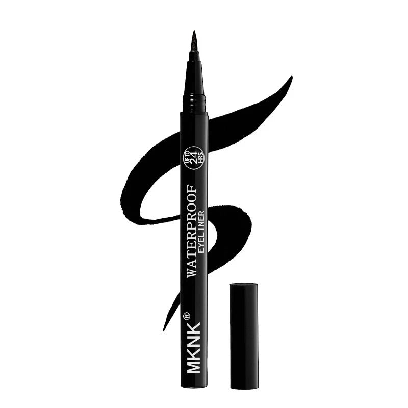 Waterproof Liquid Eyeliner Pen – Fine Tip, Quick Dry Black