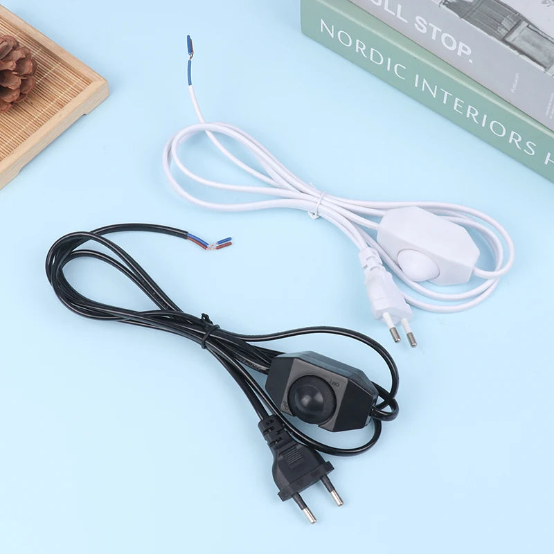 EU Plug 1.8M Dimmer Extension Cord for Table Lamp 220V Dimmer Extension Cord PRIMED