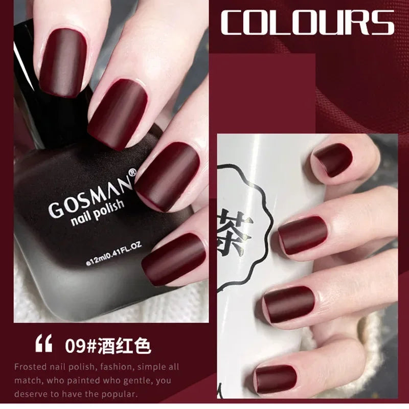 12ml Quick-Dry Water-Based Nail Polish – Waterproof & Long-Lasting Nail Polish PRIMED 09