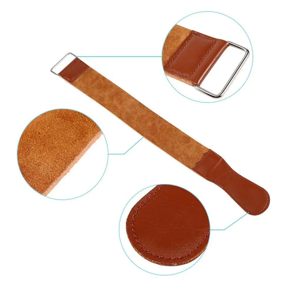 Cowhide Leather Razor Strop | Straight Razor Sharpening Belt